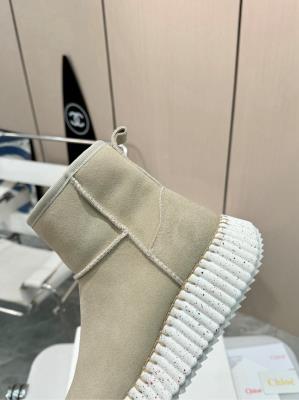 wholesale quality chloe boots grey